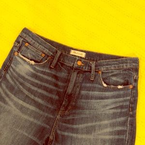 Madewell high-rise slim boyjean